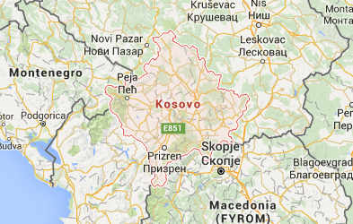 Kosovo Map